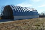 30'Wx48'Lx19'H wall mount fabric structure